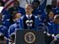 Web Extra Obama Delivers Commencement Address | BahVideo.com