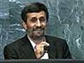Iran leader s speech prompts U S walkout | BahVideo.com
