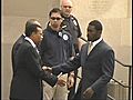 Vick enters the courthouse Monday morning | BahVideo.com