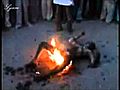 People Burning Alive Video Caught on tape  | BahVideo.com