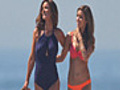 Audrina and Mom amp 8212 On the Beach | BahVideo.com
