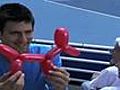 Novak Djokovic Flirts With Hot Girl During Game | BahVideo.com