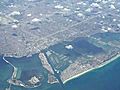 Aerial view of Miami Florida | BahVideo.com