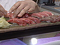 Raw meat sushi hit with Japanese women | BahVideo.com