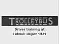 Driver Training at Fulwell Depot 1931 | BahVideo.com