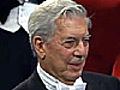 Mario Vargas Llosa receives his Nobel Prize | BahVideo.com