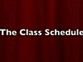 The Class Schedule | BahVideo.com