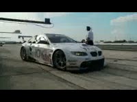2010 BMW M3 GT ALMS GT2 Test at Sebring | BahVideo.com
