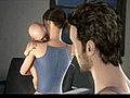Dad vs baby | BahVideo.com