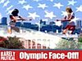 Obama Girl and McCain Girl Olympic Face Off | BahVideo.com