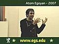 Atom Egoyan - European Graduate School - 2007 4 4 | BahVideo.com