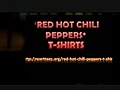 Red Hot Chili Peppers T-Shirt Discount | BahVideo.com