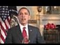 3 28 09 Obama Weekly Address | BahVideo.com