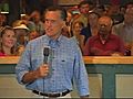Mitt Romney holds town hall in N H  | BahVideo.com