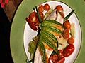 Recipe Petrale Sole wrapped in Squash Blossoms | BahVideo.com