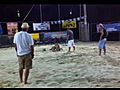 Drunk bikini volleyball fail | BahVideo.com