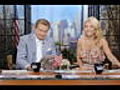 Regis Philbin Creeps Out Kelly Ripa | BahVideo.com