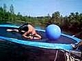 Big Blue Exercise Balls | BahVideo.com