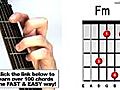How to Play the Fm7 Guitar Chord | BahVideo.com
