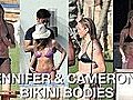 Jennifer Aniston and Cameron Diaz in Bikinis | BahVideo.com