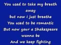 Lyrics of Why Are We Fighting Tonight- Jenna Lynne | BahVideo.com