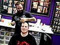 Apprentice at All or Nothing Tattoo gets a Haircut  | BahVideo.com