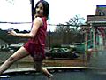 Me bustin some moves on the trampling  | BahVideo.com
