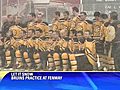 Bruins practice at Fenway ahead of Classic | BahVideo.com