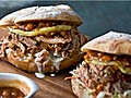 Pulled Pork Sandwich with Homemade Coleslaw  | BahVideo.com