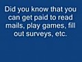 Get Paid to Play Games Fill out Surveys  | BahVideo.com