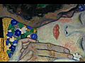 Gustav Klimt The famous Kiss | BahVideo.com
