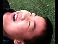 Kid Gets Trampled Kneed and tackled | BahVideo.com