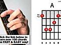 How to Play A Major Bar Chord on Guitar | BahVideo.com