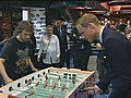 Wills Kate and table football | BahVideo.com
