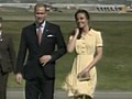 Kate Middleton s Windy Arrival | BahVideo.com