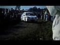 Ford Sierra at the European rally in the  | BahVideo.com