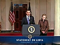 President Obama on the Situation in Libya | BahVideo.com