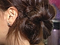 Le on de coiffure le chignon tendance et facile  | BahVideo.com