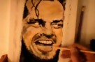 Jack Nicholson - The Shining - Speed Painting  | BahVideo.com
