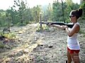 hot girls shooting guns | BahVideo.com