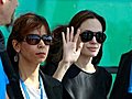 Angelina Jolie Arriving in Turkey on a  | BahVideo.com