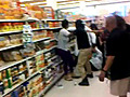 Pathmark Fight In Brooklyn NY 4 Women Scrapping In Pathmark Wigs Pulled Cans Thrown amp Woman Gets Dragged Down The Aisle  | BahVideo.com