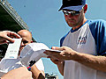 Cubs pitcher Kerry Wood signs Wood Family  | BahVideo.com