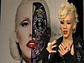 Christina Aguilera amp a coughing reporter | BahVideo.com
