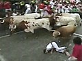 Bull Run Leaves Two People Gored | BahVideo.com