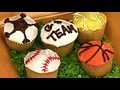 How to decorate sports cupcakes | BahVideo.com