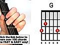 How to Play Guitar Chords for Beginners - Open G | BahVideo.com