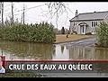Situation de la crue des eaux au Qu bec | BahVideo.com