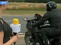 Dumb Reporter Kills A Motorcyclist | BahVideo.com