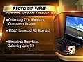 Free TV and Computer Recycling Event | BahVideo.com